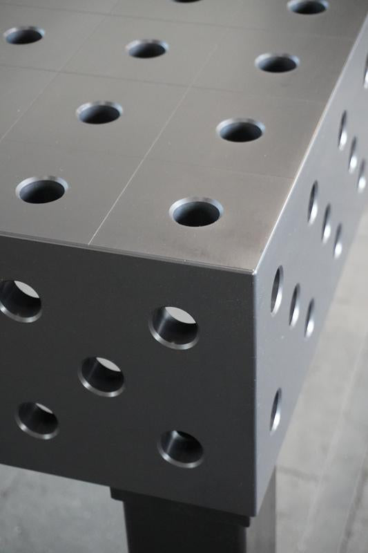 3D Schweißtisch PROFI D28 Plasmanitriert | 1000x1000x200x25mm