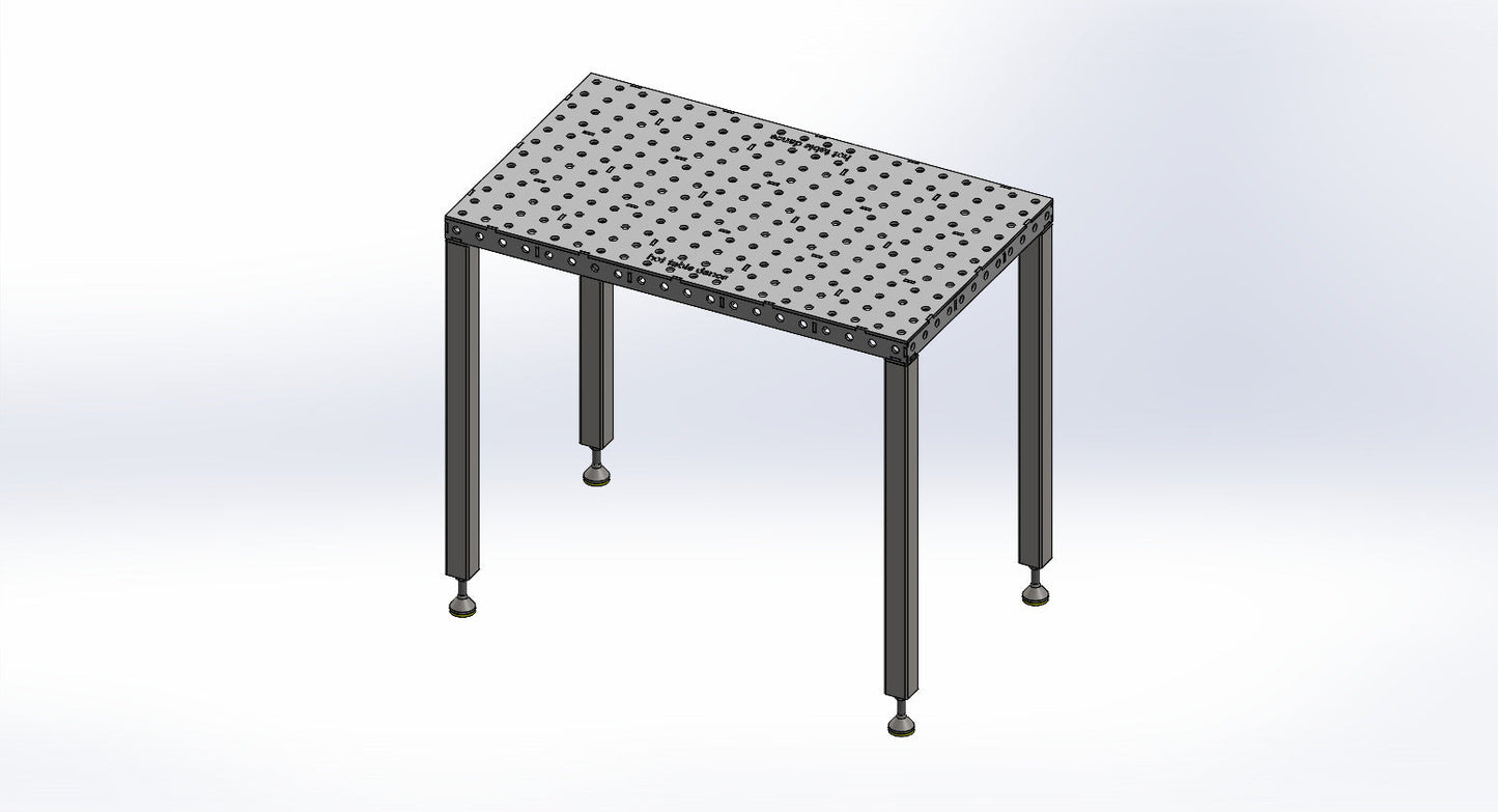 3D Schweißtisch 1000x600x50x6mm Bausatz