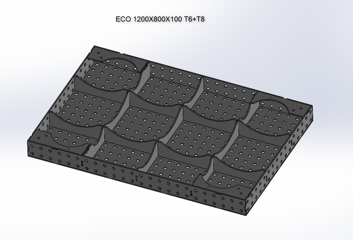 3D Schweißtisch ECO D16 | 6mm