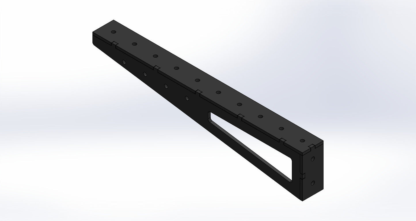 Tischerweiterung Premium für Schweißtische 12mm - 1000x100x200x12mm
