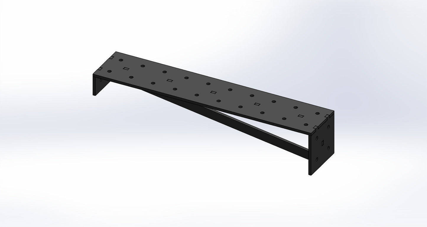 Tischerweiterung Premium für Schweißtische 12mm - 1000x200x200x12mm