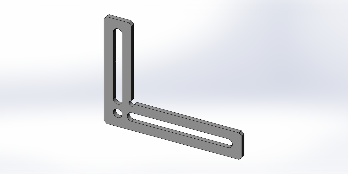 Flachwinkel D16 | 200x250x50mm