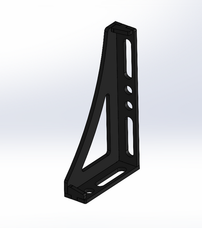 Spannwinkel D28 Set L+R | 450×250×75×12 mm – Premiumstahl (Bausatz)