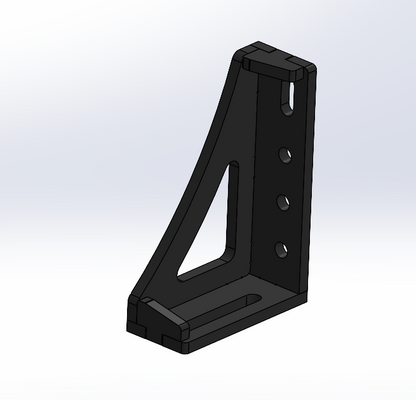 Spannwinkel D16 Set L+R | 250×200×75×12 mm – Premiumstahl (Bausatz)