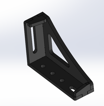 Spannwinkel D16 Set L+R | 250×200×75×12 mm – Premiumstahl (Bausatz)
