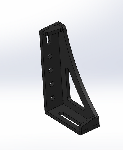 Spannwinkel D16 Set L+R | 300×200×75×12 mm – Premiumstahl (Bausatz)