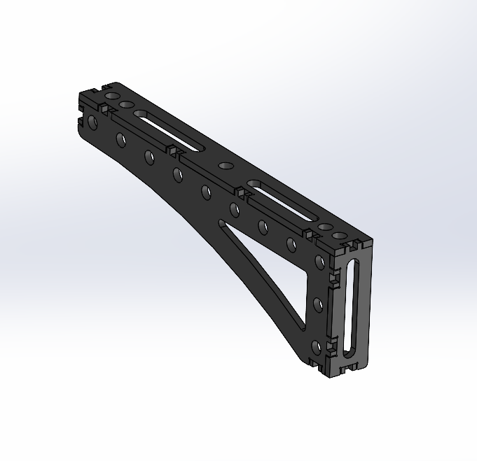 Spannwinkel D16 Set L+R | 450×150×50×6 mm