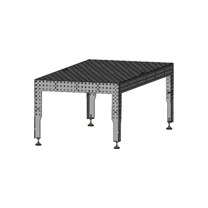 3D Schweißtisch PREMIUM D16 | 2400×1200×150×8 mm – Großformatiger Profi-Schweißtisch für maximale Präzision