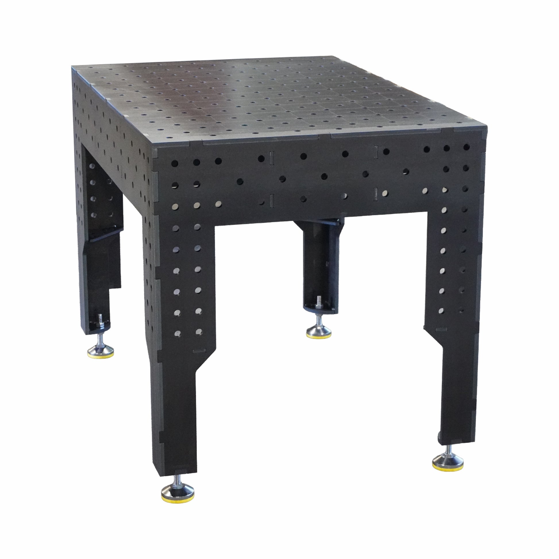 3D Schweißtisch PREMIUM D16 1200 × 800 mm mit 200 mm Seitenhöhe und 100 × 100 mm Diagonal-Lochraster