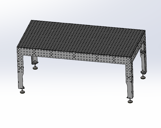 3D Schweißtisch PREMIUM D16 | 2000x1000x150x8mm