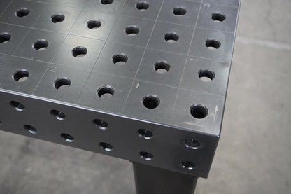 3D Schweißtisch PROFI D16 – 1200 × 1200 × 100 mm | 12 mm plasmanitriert