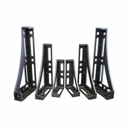 6-teiliges 3D Spannwinkel-Set D28 | 12 mm – 300, 350, 600 mm Links und Rechts
