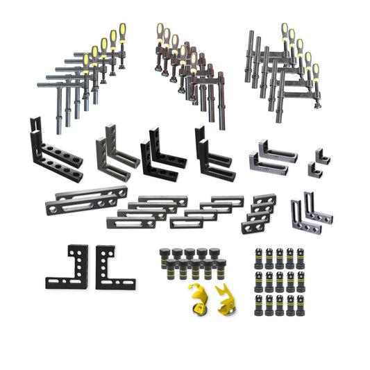 72-tlg. Werkzeug-Set D28 – Profi-Komplettset für Schweißtische mit Ø28 mm