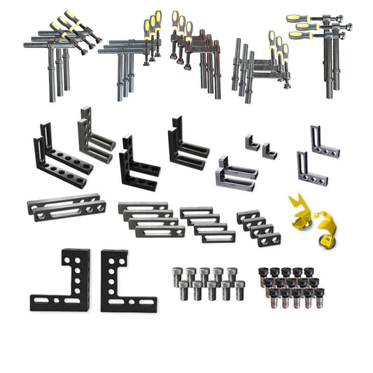 72-tlg. Werkzeug-Set D28 – Profi-Komplettset für Schweißtische mit Ø28 mm