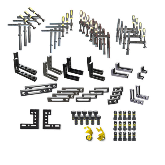 72-tlg. Werkzeug-Set D28 – Profi-Komplettset für Schweißtische mit Ø28 mm