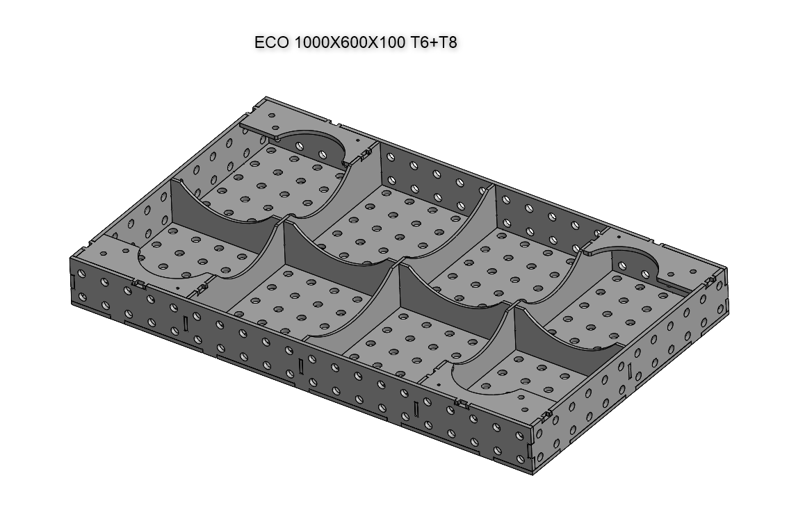 3D Schweißtisch ECO D16 | 8 mm – Effizient, modular &amp; schweißbereit!