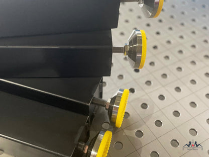 Tischbeine für Schweißtisch Lochplatte geschweißt M12 Gewinde