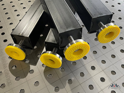 Tischbeine für Schweißtisch Lochplatte geschweißt M12 Gewinde