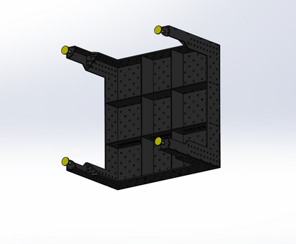 3D Schweißtisch PREMIUM D16 | 1200×1200×200×12 mm – Quadratisch, extrem robust &amp; ideal für präzise Schweißtechnik