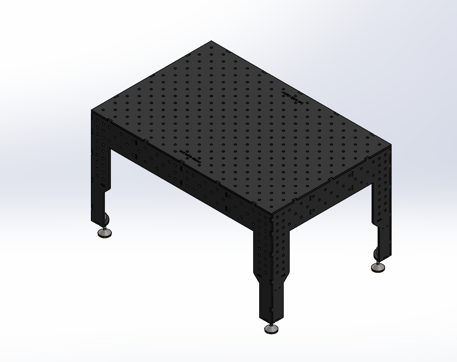 3D Schweißtisch PREMIUM D16 | 1500×1000×200×12 mm – Höchste Stabilität für professionelle Schweißarbeiten