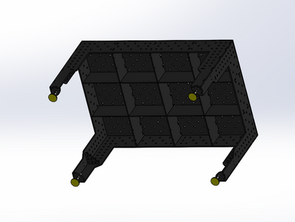 3D Schweißtisch PREMIUM D16 | 1500×1000×200×12 mm – Höchste Stabilität für professionelle Schweißarbeiten