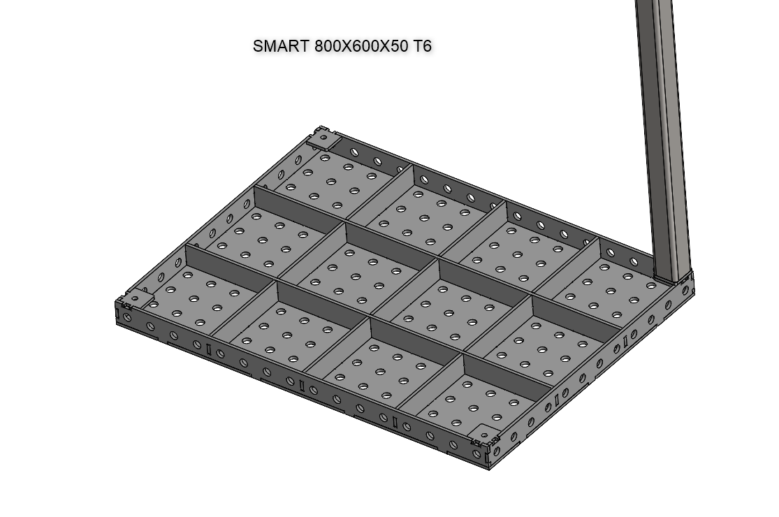 3D Schweißtisch SMART D16 | 6mm (Bausatz)