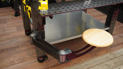 Schwebehocker| Arbeitshocker für Schweißtisch 