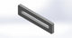Universalanschlag Premium - 1x Langloch - 200x50x12mm