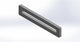 Universalanschlag Premium - 1x Langloch - 250x50x12mm 