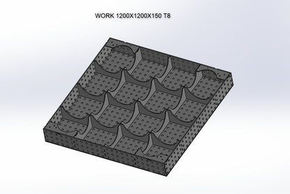 3D Schweißtisch WORK D16 | 8mm – Präzision &amp; Stabilität auf professionellem Niveau!