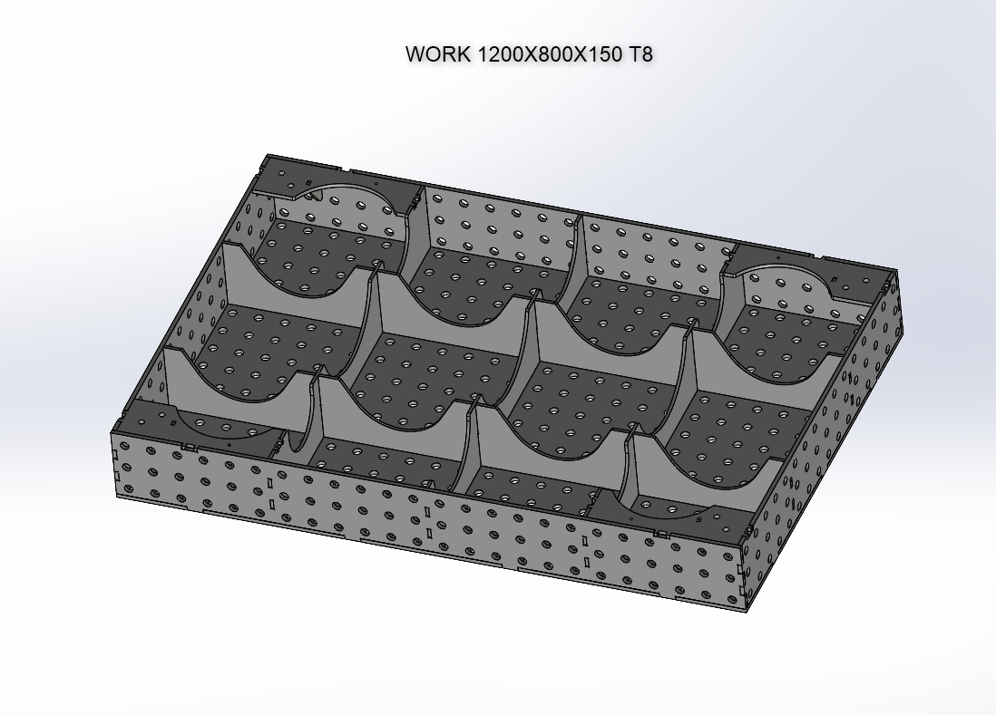 3D Schweißtisch WORK D16 | 8mm – Präzision &amp; Stabilität auf professionellem Niveau!