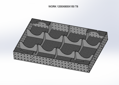 3D Schweißtisch WORK D16 | 8mm – Präzision &amp; Stabilität auf professionellem Niveau!