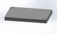 3D-Schweißtisch Work-Pro D28 2400 × 1200 × 200 mm mit 12-mm-Platte in Perspektivansicht