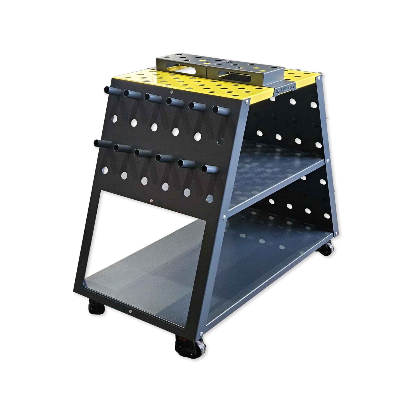3D Schweißtisch PROFI D28 Plasmanitriert | 3000x1500x200x25mm + 93-tlg. Werkzeugsatz + Werkzeugwagen D28 (optional)