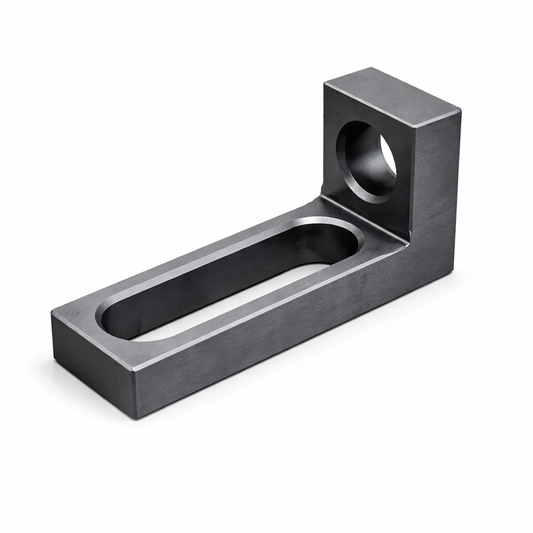 Anschlag-Spannwinkel D28 175×50×75×25 mm plasmanitriert – Gesamtansicht