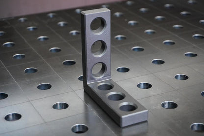 Anschlag-Spannwinkel D16 | 90x30x90x12mm - 6x Rundloch