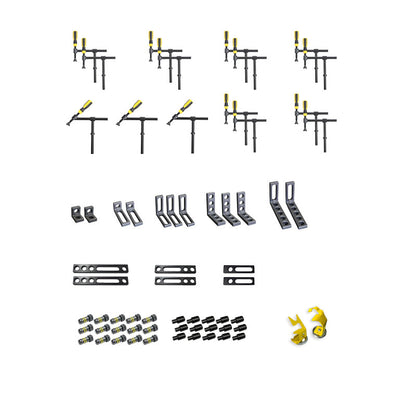 65-tlg. Werkzeug-Set D16 – Profi Komplettset für Schweißtische Ø16