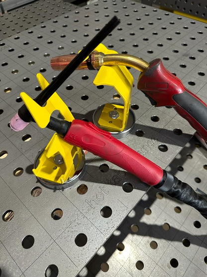 MIG / MAG Brennerhalter mit Magnetfuß 