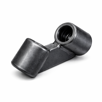 Rohrverbinder D16 Winkel 90° mit Lasche | Spannrohr System 16