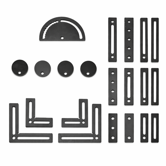 Spannwinkel Set D16 und Anschlag Set für Schweißtisch