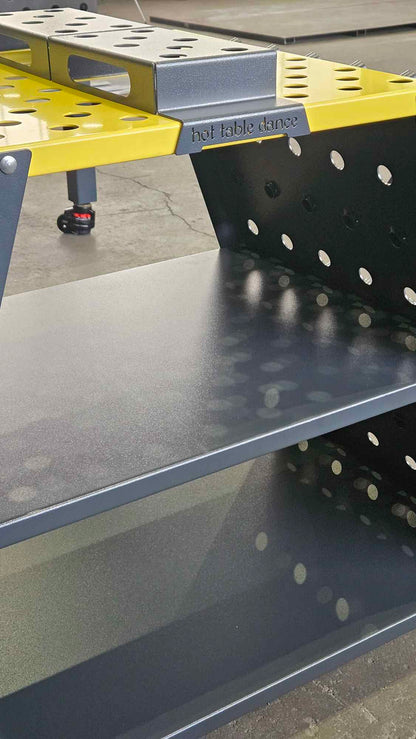 Mobiler Werkzeugwagen Set D16 – Komplettset mit Spanntechnik für 16 mm Schweißtischsysteme